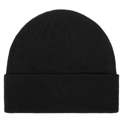 шапка,всички,шапки,lyle,&,scott,tonal,eagle,beanie,black,(jet,black)
