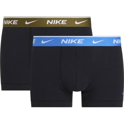 боксерки,мъжко,бельо,nike,eday,trunk,boxers,2,units,black,light,photo,blue,olive,falk,(black)