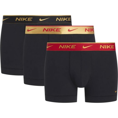 боксерки,мъжко,бельо,nike,eday,trunk,boxers,3,units,black,(black,uni,red,wheat,gold,black,shine)