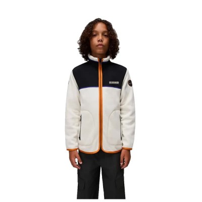блуза,детски,блузи,napapijri,arbari,full,zip,sweatshirt,white,(beige,dimity)