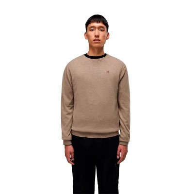 блуза,мъжки,пуловери,napapijri,damavand,4,sweater,brown,(fallen,rock)