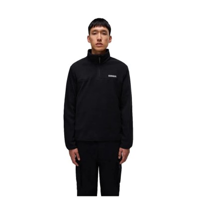 блуза,мъжки,пуловери,napapijri,dergana,half,zip,sweatshirt,black,(black,beauty)