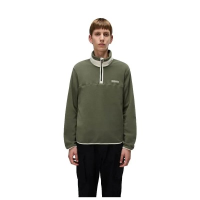 блуза,мъжки,пуловери,napapijri,dergana,half,zip,sweatshirt,green,(tea,leaf)