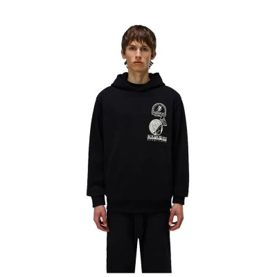 суичър,мъжки,пуловери,napapijri,funes,hoodie,black,(black,beauty)