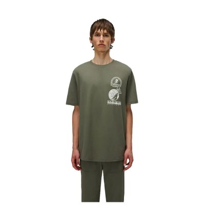 тениска,мъжки,тениски,napapijri,funes,short,sleeve,t,shirt,green,(tea,leaf)