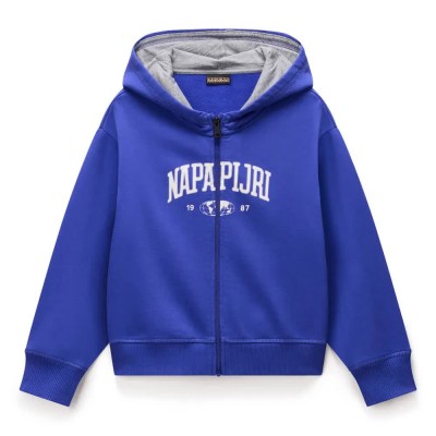 блуза,детски,блузи,napapijri,inot,full,zip,sweatshirt,royal,blue,(blue)