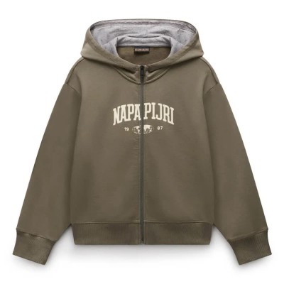 блуза,детски,блузи,napapijri,inot,full,zip,sweatshirt,tea,leaf,(green)