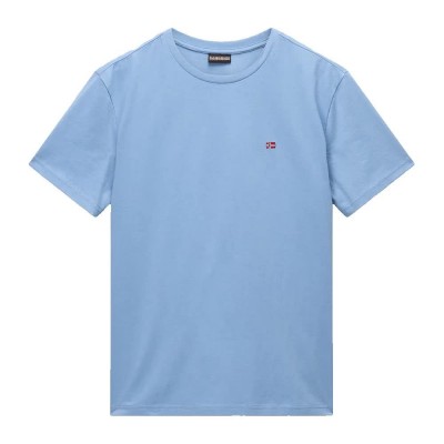 тениска,мъжки,тениски,napapijri,salis,summmer,short,sleeve,t,shirt,faded,denim,(blue)