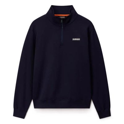 блуза,мъжки,пуловери,napapijri,small,box,half,zip,sweatshirt,blu,marine,(blue)