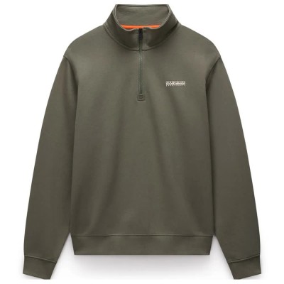 блуза,мъжки,пуловери,napapijri,small,box,half,zip,sweatshirt,tea,leaf,(green)