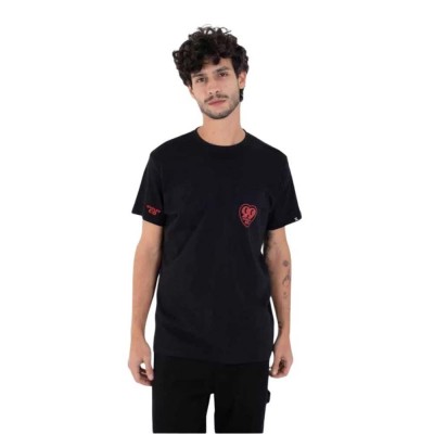 тениска,мъжки,тениски,дамски,тениски,hurley,heart,pocket,short,sleeve,t,shirt,black,(black)