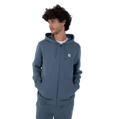 блуза,мъжки,пуловери,hurley,icon,box,full,zip,sweatshirt,grey,teal,(grey)