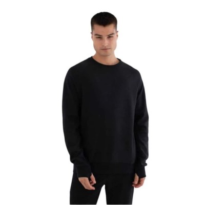 блуза,мъжки,пуловери,hurley,low,tide,sweatshirt,black,(black)
