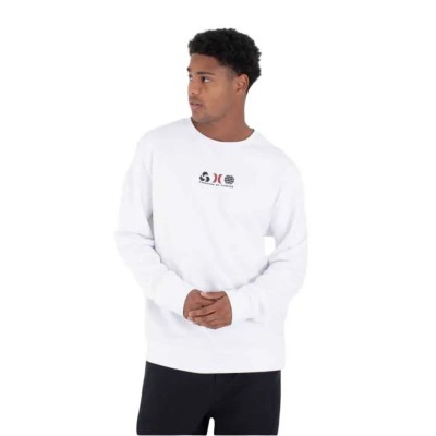 блуза,мъжки,пуловери,hurley,neo,sweatshirt,white