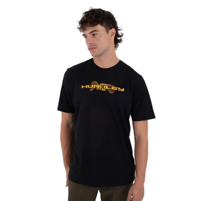 тениска,мъжки,тениски,hurley,the,globe,short,sleeve,t,shirt,black