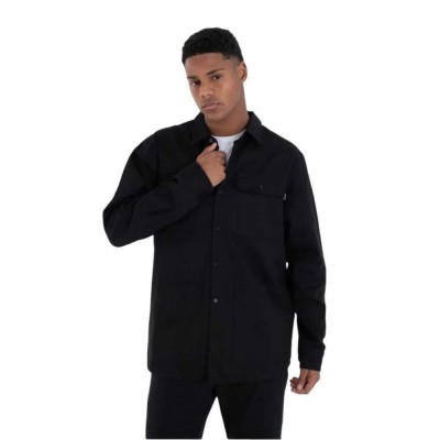 тениска,мъжки,тениски,hurley,worker,lined,long,sleeve,t,shirt,black,(black)