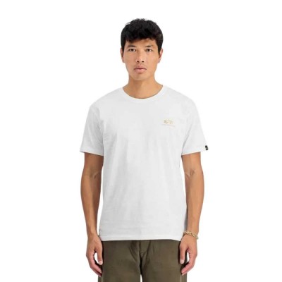 тениска,мъжки,тениски,alpha,industries,basic,tpu,small,logo,short,sleeve,t,shirt,white,gold,(white)