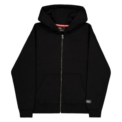 блуза,мъжки,пуловери,alpha,industries,label,bp,full,zip,sweatshirt,black