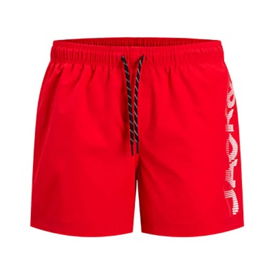 бански,гащета,мъжки,бански,костюми,jack,&,jones,maui,splice,logo,swimming,shorts,red,(red)