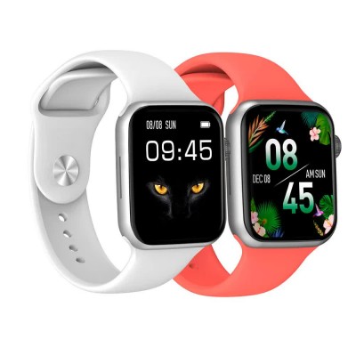 часовници,dcu,tecnologic,colorful,2,smartwatch,red,white,(silver)