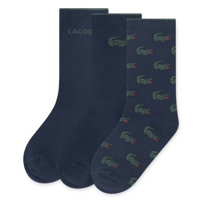 детски,чорапи,мъжки,чорапи,дамски,чорапи,lacoste,kids,croc,crew,socks,3,pairs,blue,(marine)