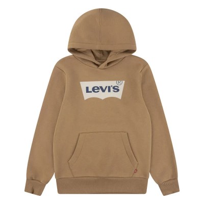 суичър,детски,блузи,levi´s,®,batwing,screen,print,hoodie,brown,(rodeo,brown)