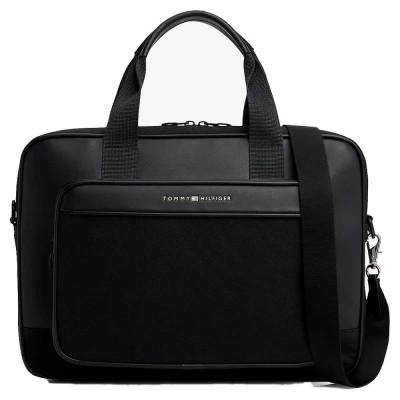 всички,чанти,tommy,hilfiger,am0am13626,laptop,briefcase,black,(black)