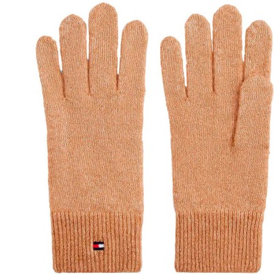 ръкавици,ръкавици,шапки,и,шалове,tommy,hilfiger,flag,fluffy,gloves,brown,(safari,canvas)