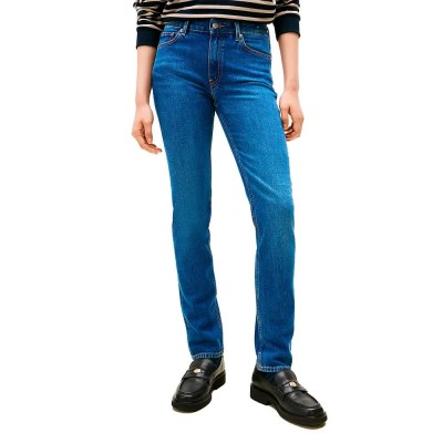 дънки,дамски,панталони,tommy,hilfiger,flo,slim,fit,jeans,blue,(denim)