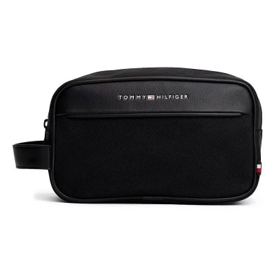 несесер,тоалетни,принадлежности,tommy,hilfiger,foundation,wash,bag,black