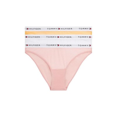 дамско,бельо,дамски,бикини,и,танкини,tommy,hilfiger,mesh,panties,3,units,foggy,pink,white,valencia,orange,(multicolor)