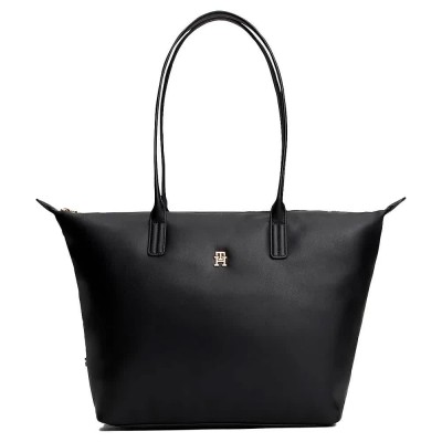чанта,всички,чанти,tommy,hilfiger,popette,soft,tote,bag,black,(black)