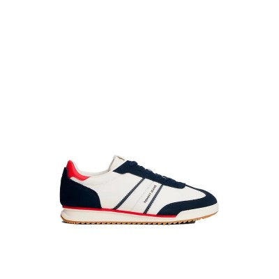 маратонки,мъжки,маратонки,tommy,hilfiger,retro,runner,cleated,trainers,red,blue,white,(white)