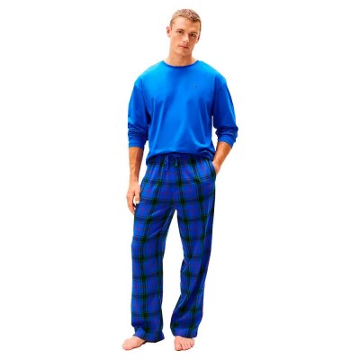 комплект,мъжки,пижами,tommy,hilfiger,set,um0um03601,pyjama,noble,blue,blue