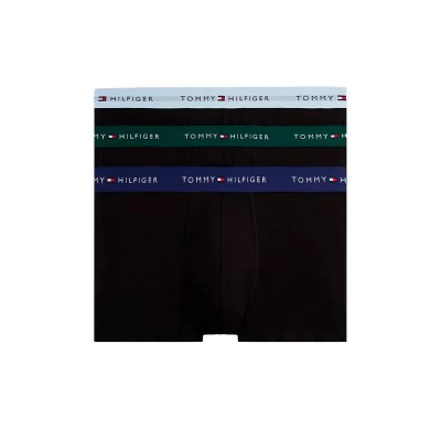 боксерки,мъжко,бельо,tommy,hilfiger,signature,essential,boxers,3,units,ornamental,green,purply,navy,vessel,blue,(black)