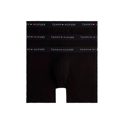 боксерки,мъжко,бельо,tommy,hilfiger,signature,essential,brief,boxers,3,units,black,black,black,(black)