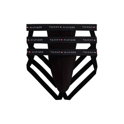 мъжко,бельо,tommy,hilfiger,signature,essential,thong,3,units,black,black,black,(black)