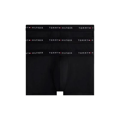 боксерки,мъжко,бельо,tommy,hilfiger,um0um03617,trunk,boxers,3,units,black,black,black,(black)
