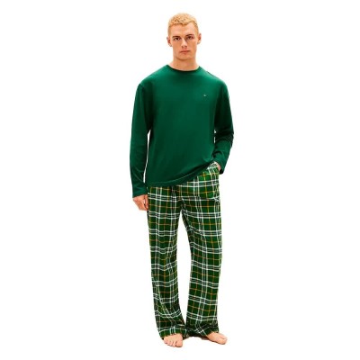 пижама,мъжки,пижами,tommy,hilfiger,um0um03657,pyjama,green,(nouveau,green,green)