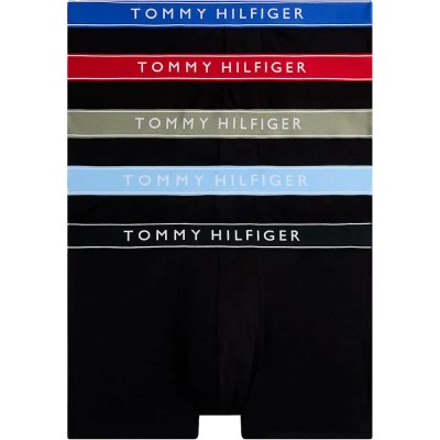 боксерки,мъжко,бельо,tommy,hilfiger,um0um03692,trunk,boxers,5,units,black,(medium,red,vessel,blue,noble,blue,black,utility,sage)