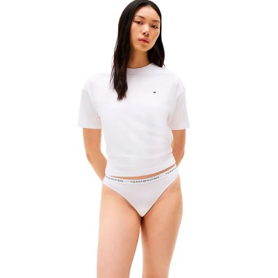 дамско,бельо,дамски,бикини,и,танкини,tommy,hilfiger,uw0uw05875,thong,white,(white)