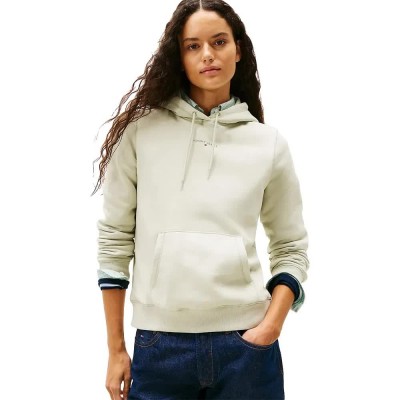 суичър,дамски,блузи,tommy,jeans,linear,regular,fit,hoodie,beige,(misty,sage)