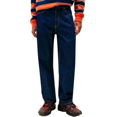 дънки,мъжки,панталони,tommy,jeans,sonny,di4156,regular,tapered,fit,jeans,blue,(denim,dark)