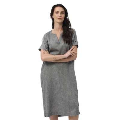 рокля,дамски,поли,и,рокли,redgreen,dahlia,short,sleeve,dress,grey,(black,melange)