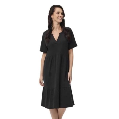 рокля,дамски,поли,и,рокли,redgreen,darlene,short,sleeve,midi,dress,black,(black)