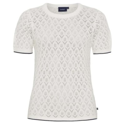 блуза,дамски,пуловери,дамски,плетени,дрехи,sea,ranch,brenda,short,sleeve,sweater,white,(off,white)
