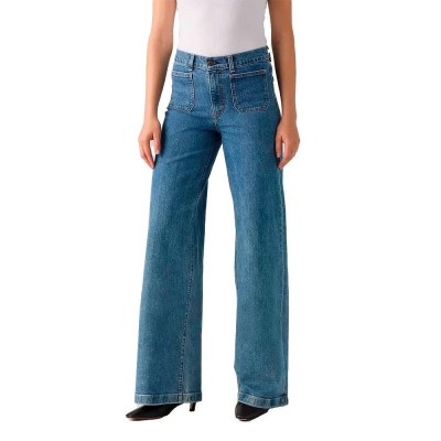 дънки,дамски,панталони,levi´s,®,728,tailored,wide,leg,high,waist,jeans,mosey,mid,stone,(blue)