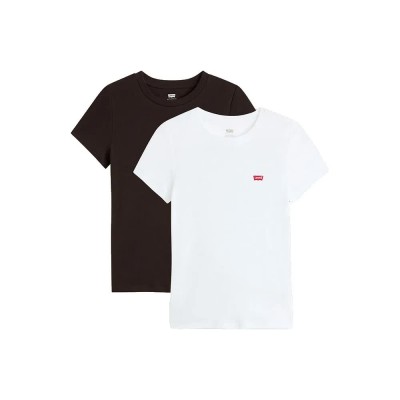 тениска,дамски,тениски,levi´s,®,essential,short,sleeve,t,shirt,2,units,white,anthracite,night,(white,black)