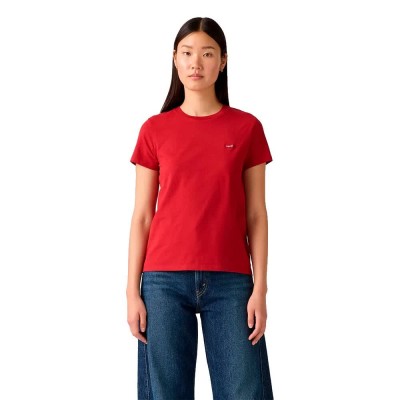 тениска,дамски,тениски,levi´s,®,the,perfect,39185,short,sleeve,t,shirt,rhythmic,red,(red)