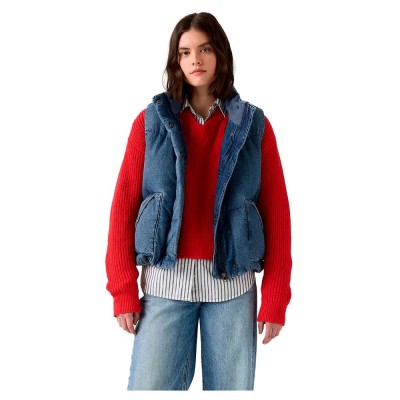 потник,дамски,потници,levi´s,®,western,bubble,vest,blue,(city,worn,ow)